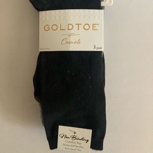NWT Gold Toe Women’s 3-pair socks